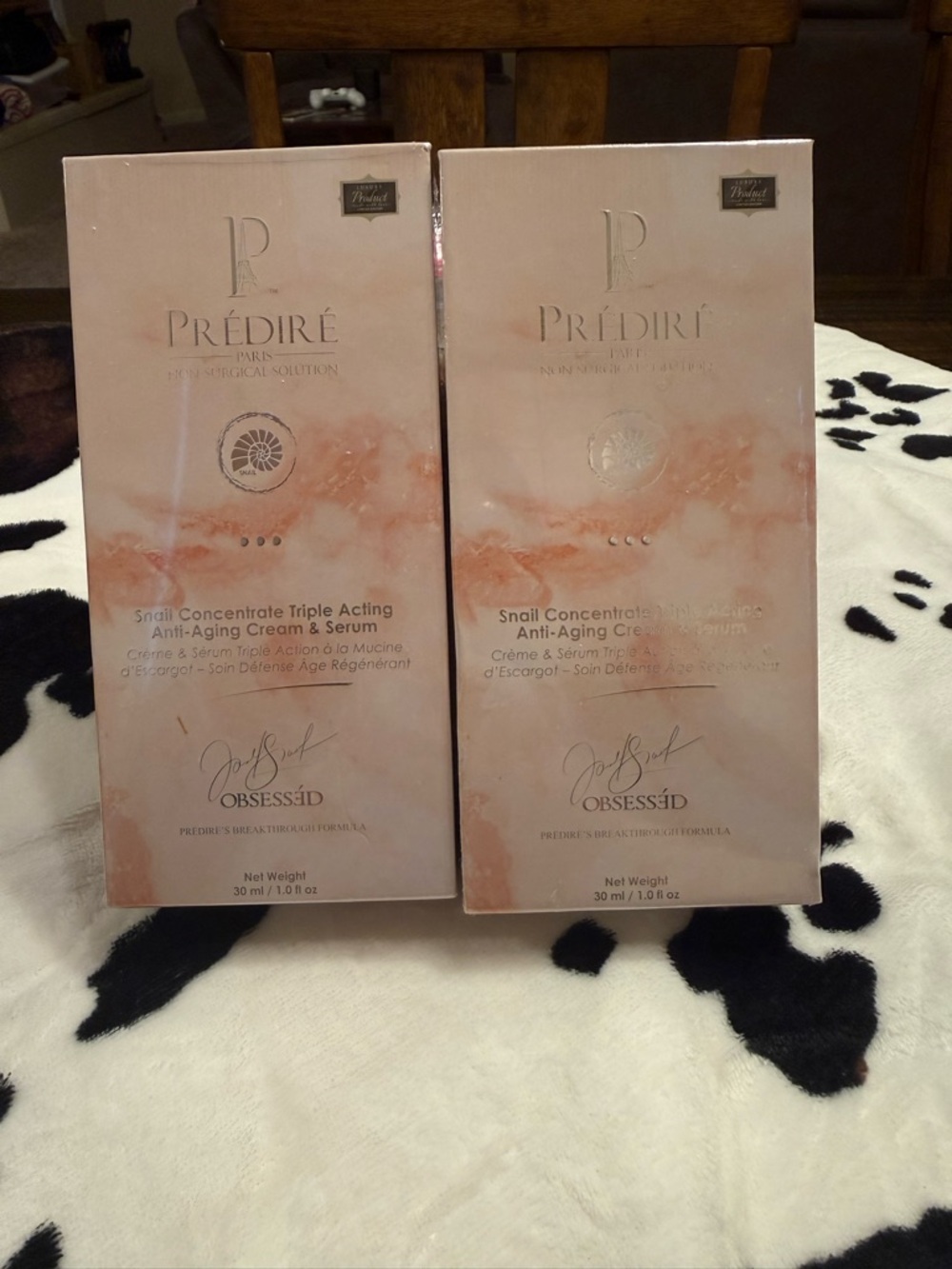 Prédiré Snail Concentrate Triple Acting Anti-Aging Cream & Serum - Blush Peach